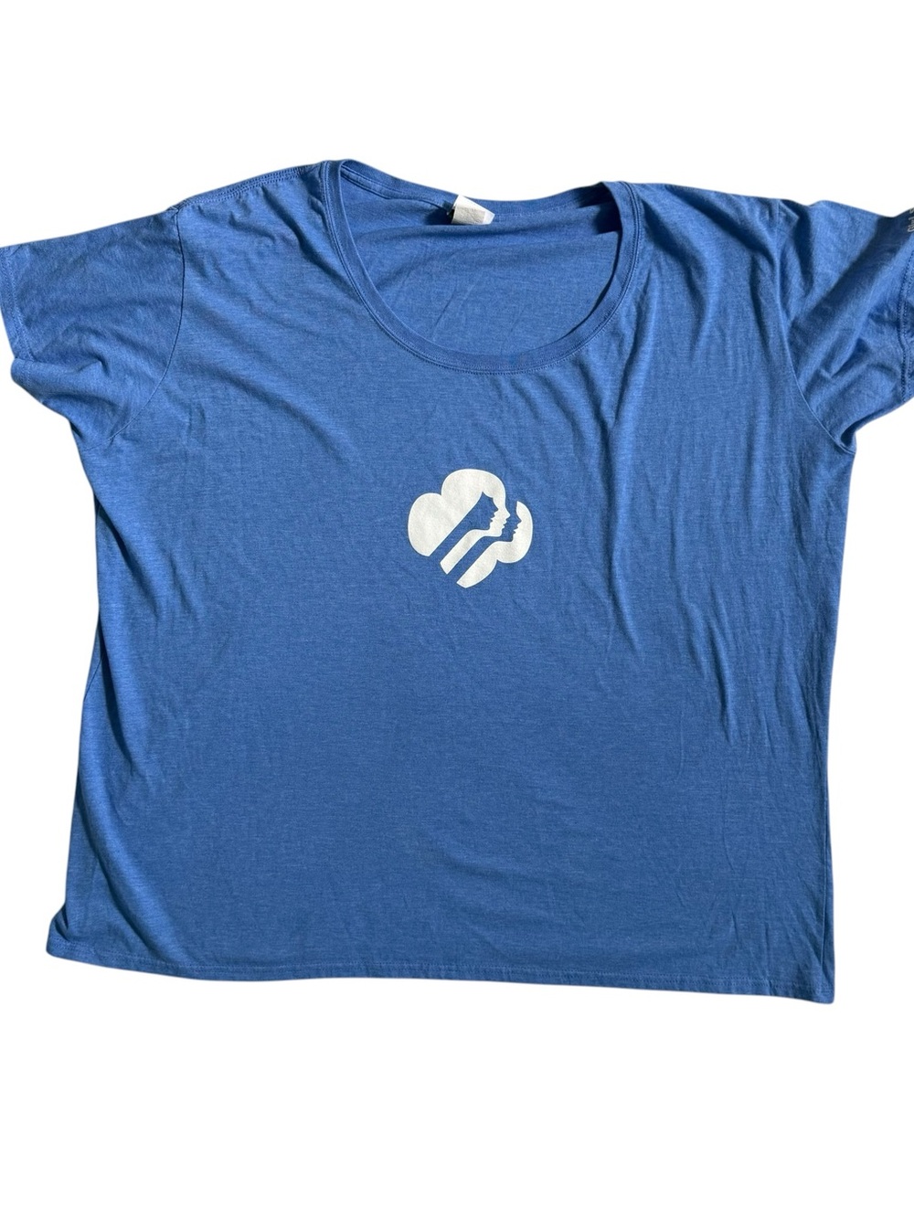 Girl Scouts Short Sleeve T-Shirt Women’s 3x Blue 24W 26W Cotton Blend Tee